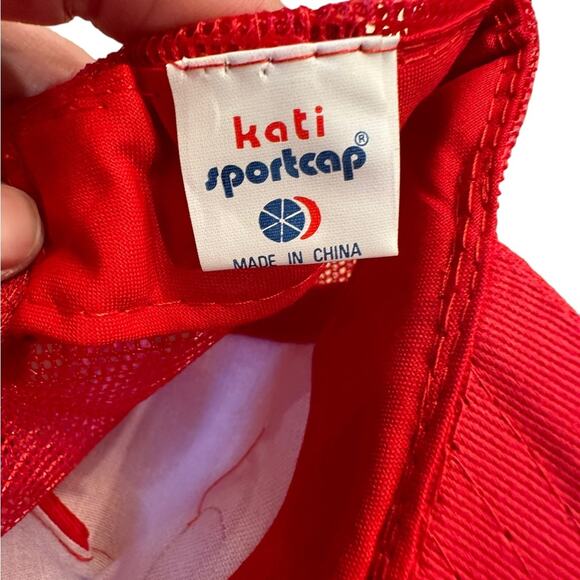 Conoco Red Snap Back Truckers Hat NWOT - Picture 4 of 4